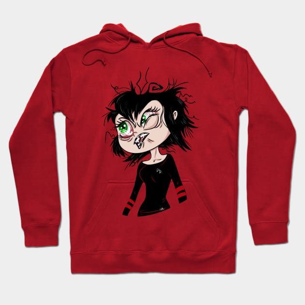 Vampire Goth Girl Hoodie by OCDVampire